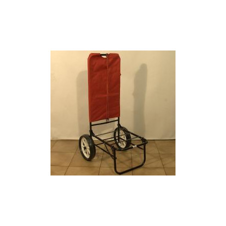 carrello spesa amicasa maxy con ruote rosso senza borsa