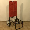 carrello spesa amicasa maxy con ruote rosso senza borsa