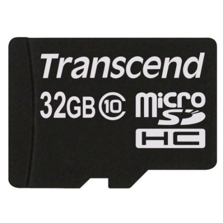 32gb scheda microsd transcend + adap / 600x class 10 uhs-i mlc