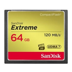 compact flash 64gb sandisk extreme 120mb/s udma7 sdcfxsb-064g-g46