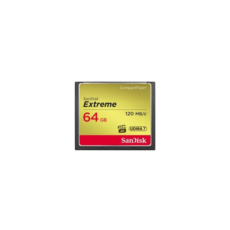 compact flash 64gb sandisk extreme 120mb/s udma7 sdcfxsb-064g-g46