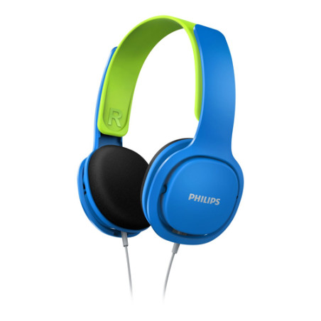 cuffie philips shk2000bl - blu, verde per bambini [shk2000bl/00]