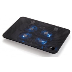 supporto per notebook conceptronic coolerpad 43,2 cm (17") 4-fan