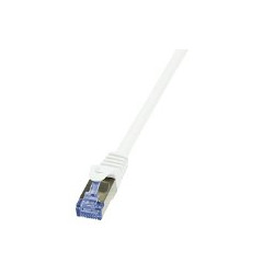 cavo di rete logilink cat6a s/ftp awg26 pimf bianco 50m [cq3141s]