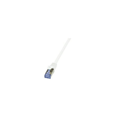 cavo di rete logilink cat6a s/ftp awg26 pimf bianco 50m [cq3141s]