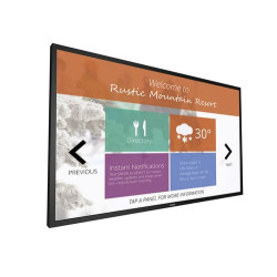 public display touch led 75" philips t-line edge-led