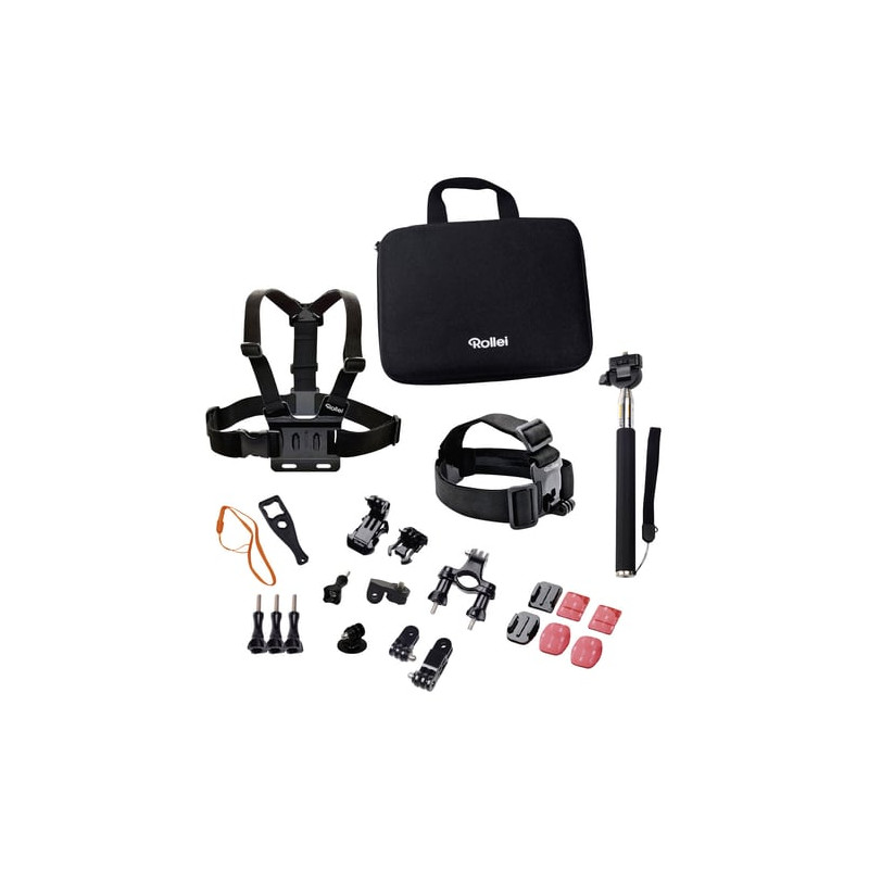 kit accessori rollei actioncam mount set outdoor [21639]
