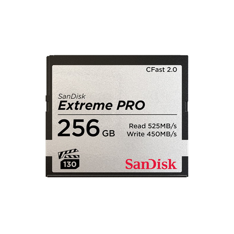 256gb scheda compact flash sandisk 2.0 vpg130 extreme pro sdcfsp-256g-g46d