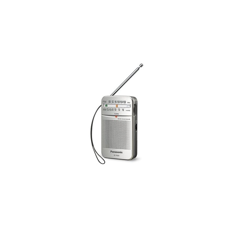 radio panasonic rf-p50deg-s argento [rfp50degs]