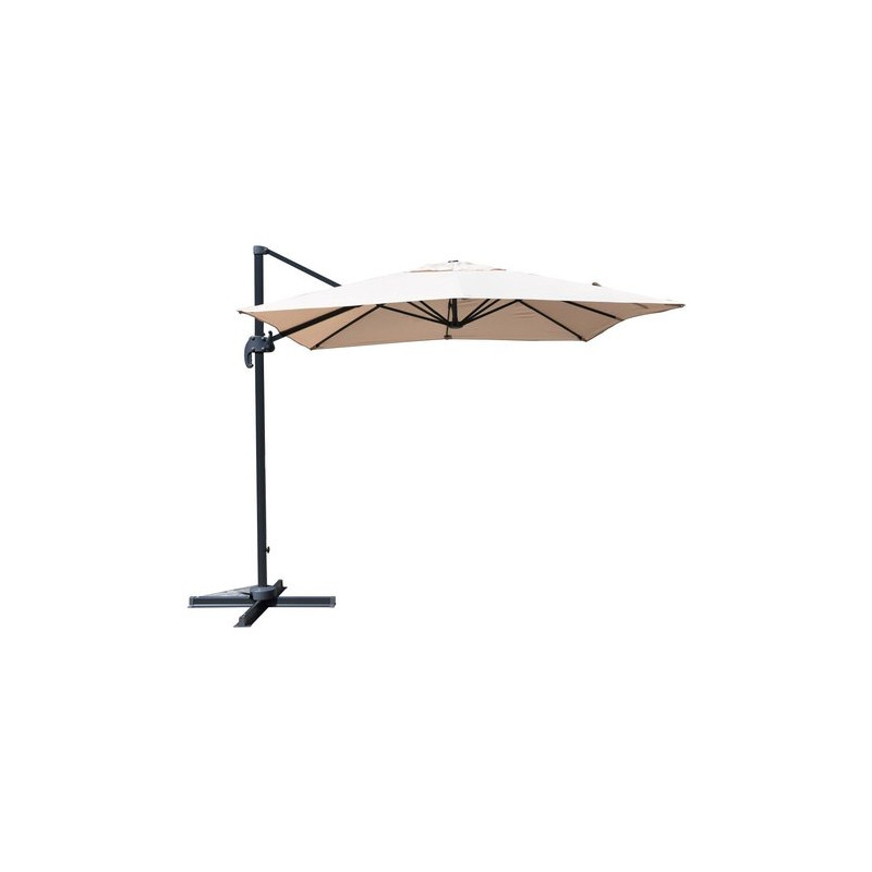 ombrellone amicasa da giardino braccio 2,5x2,5m osaka rotante