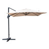 ombrellone amicasa da giardino braccio 2,5x2,5m osaka rotante