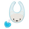 chicco massaggiagengive + bavaglino 0258.220 azzurro