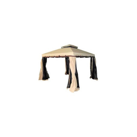 Copertura da esterno - gazebo vette in alluminio colonna zanzariera