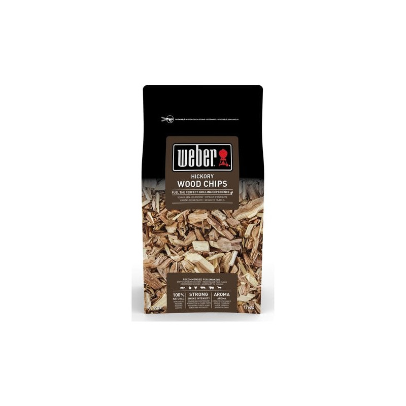 legna da affumicatura weber hickory 0,7 kg 17624