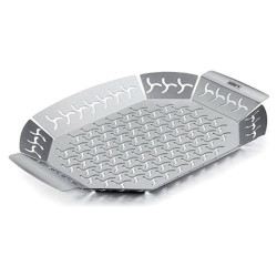 vassoio per verdura weber grande in acciaio inox 6678