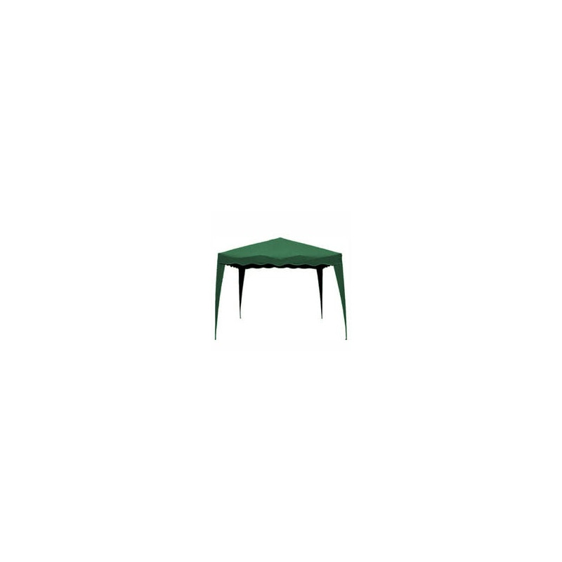 Copertura da esterno - gazebo vette in metallo rapido verde 3x3