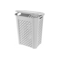 tontarelli cesta portabiancheria arianna 50l bianco 8105408112