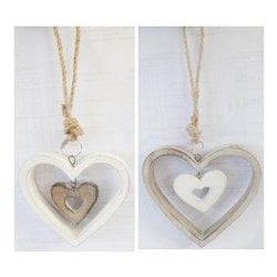 pendaglio 2 cuori - amicasa