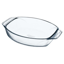 tegame pyrex ovale 39x27cm in vetro [412b000]