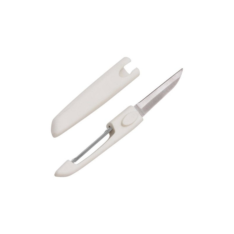 sbucciatore e coltello doppio uso