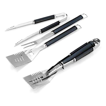 set per barbecue ompagrill pinza, paletta, forchettone 03450