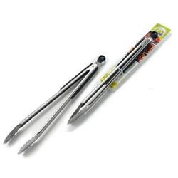 pinza barbecue ompagrill in acciaio inox con sistema di bloccaggio