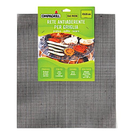 rete antiaderente ompagrill per griglia 42x36 r4236