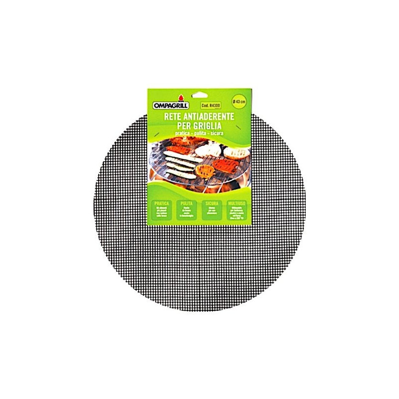 rete antiaderente ompagrill per griglia d.43 r4300