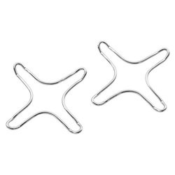 riduttore per fornelli pedrini 2 pezzi cromati 160