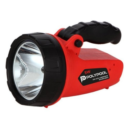 lampada portatile polypool led ricaricabile 5w 350lm autonomia 2h