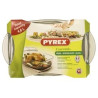 casseruola rettangolare ghegin pyrex con coperchio 33x19cm 465a000/7144