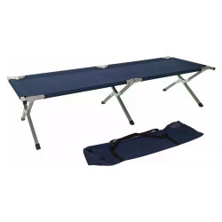 lettino da campo amicasa tc401 pieghevole alluminio verde