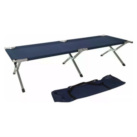 lettino da campo amicasa tc401 pieghevole alluminio verde