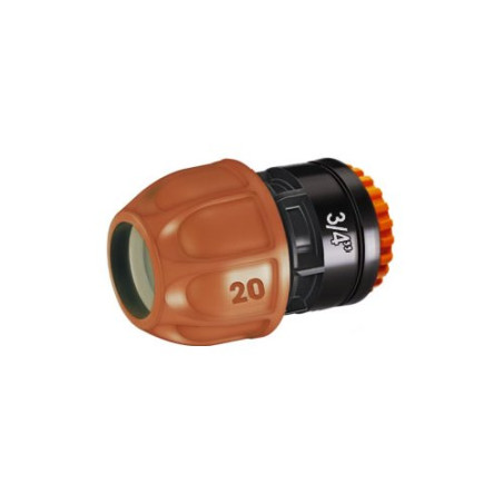 raccordo tubo claber irrigazione colibri' 20mm 3/4â? - 1/2â?