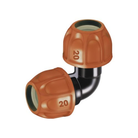 raccordo tubo ad angolo claber irrigazione colibri' 20mm 90322