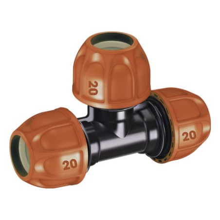 raccordo tubo a t claber irrigazione colibri' 20mm 90323