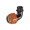 raccordo tubo a gomito claber colibri' 1/2" 20mm 90324