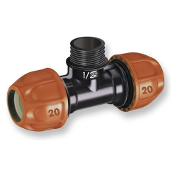 raccordo tubo a t claber irrigazione colibri' 1/2" 20mm