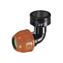 raccordo tubo a gomito claber irrigazione colibri' 3/4"