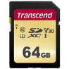 64gb scheda sdxc transcend 500s class 10 uhs-i u3 v30 [ts64gsdc500s]