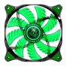 ventola 120x120 cougar led d12hb-g led verde