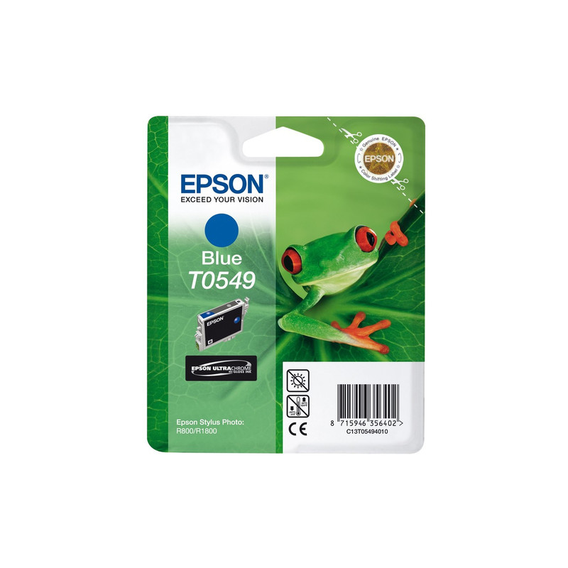 cartuccia epson s/ph r800/1800 blu [c13t05494010]