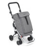 foppapedretti go up alluminio, nero, grigio borsa trolley