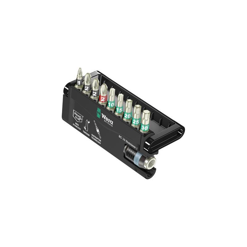 kit inserti di avvitamento 10 parti wera bc 10/9 05071110001 taglio,