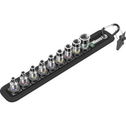 kit inserti a bussola 10 parti 1/4 (6.3 mm) wera 8790 hma 05003880001