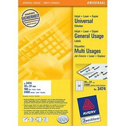 etichette multiuso avery zweckform bianco [3474]