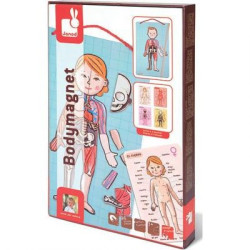 janod j05491 puzzle magnetico corpo umano