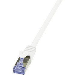 cavo di collegamento rj45 rete cat 6a s/ftp 7.5 m bianco ritardante