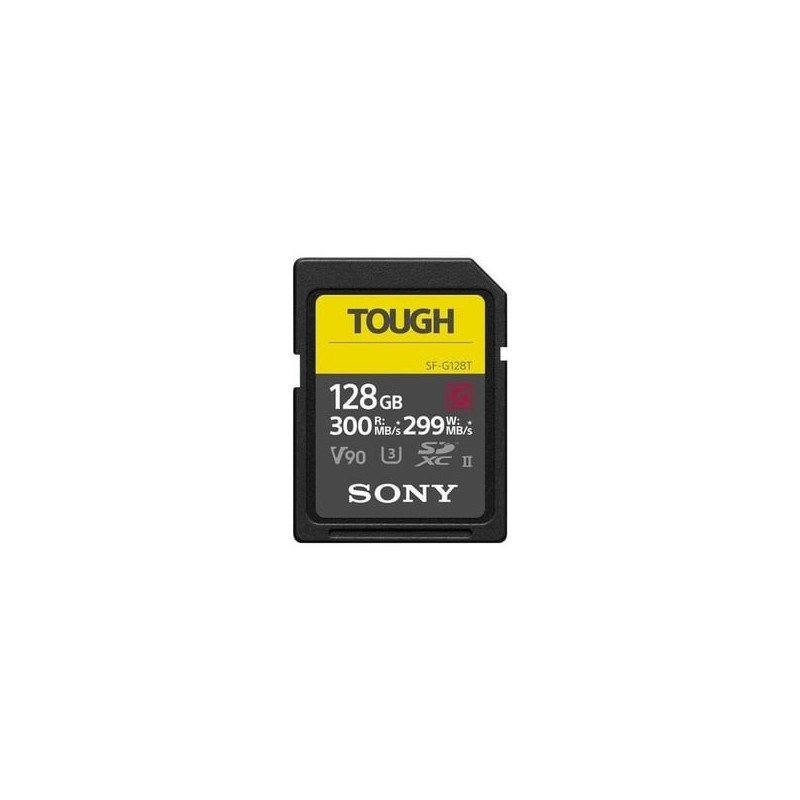 128gb scheda sdxc sony pro tough class 10 uhs-ii u3 [sfg1tg]