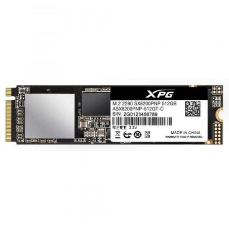 ssd 512gb adata xpg sx8200pro pcie gen3x4 m.2 2280 3500/3000 asx8200pnp-512